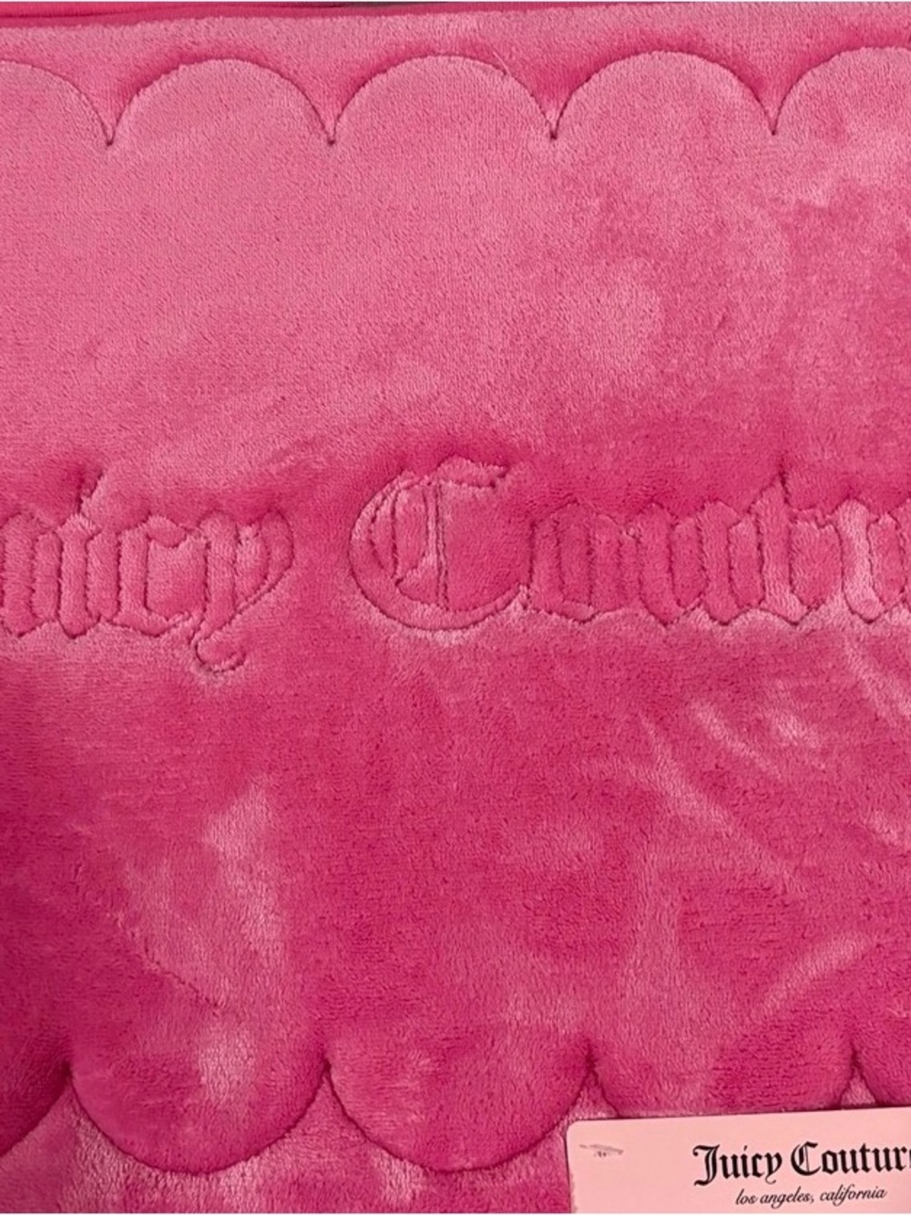 Juicy Couture Plush Pink bath rug
